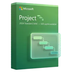 Microsoft Project 2024 Standard MAK — 500 użytkowników – natychmiastowa dostawa email, wsparcie w jęz. polskim