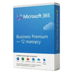 Microsoft 365 Business Premium — 12 miesięcy – legalna licencja, gwarancja autentyczności