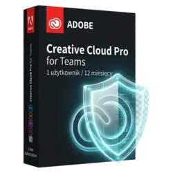Adobe Creative Cloud Pro for Teams 1 użytkownik / 12 miesięcy – natychmiastowa dostawa email, wsparcie w jęz. polskim