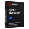 Adobe Illustrator single app / 12 miesięcy – klucz licencyjny z fakturą VAT 23%