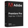 Adobe Premiere Pro single app / 12 miesięcy – legalna licencja, gwarancja autentyczności