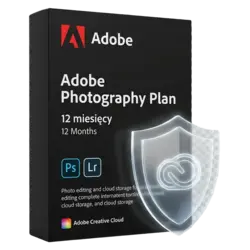 Adobe Photography plan / 12 miesięcy – natychmiastowa dostawa email, wsparcie w jęz. polskim