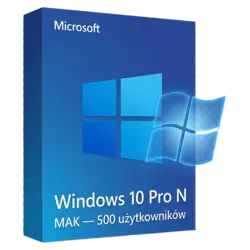 Windows 10 Pro N MAK — 500 użytkowników – natychmiastowa dostawa email, wsparcie w jęz. polskim