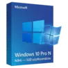 Windows 10 Pro N MAK — 500 użytkowników – natychmiastowa dostawa email, wsparcie w jęz. polskim