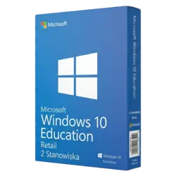 Microsoft Windows 10 Education Retail 2 stanowiska – klucz licencyjny z fakturą VAT 23%