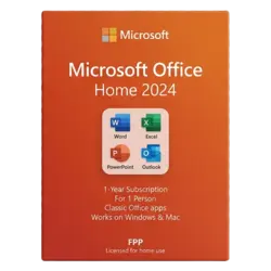 Microsoft Office Home 2024 FPP – legalna licencja, gwarancja autentyczności