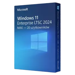 Windows 11 Enterprise LTSC 2024 MAK — 20 użytkowników – klucz licencyjny z fakturą VAT 23%