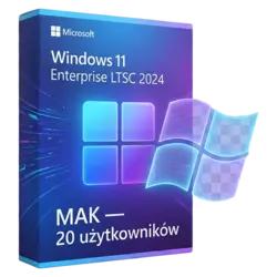 Windows 11 Enterprise LTSC 2024 MAK — 20 użytkowników – natychmiastowa dostawa email, wsparcie w jęz. polskim