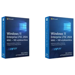 Windows 11 Enterprise LTSC 2024 MAK — 100 użytkowników – klucz licencyjny z fakturą VAT 23%