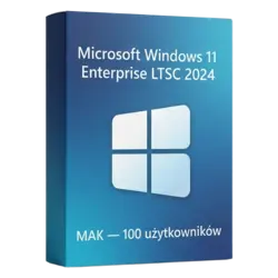Windows 11 Enterprise LTSC 2024 MAK — 100 użytkowników – legalna licencja, gwarancja autentyczności