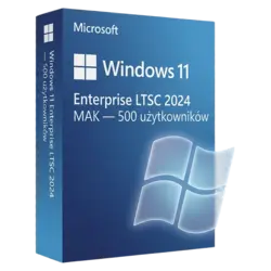 Windows 11 Enterprise LTSC 2024 MAK — 500 użytkowników – natychmiastowa dostawa email, wsparcie w jęz. polskim