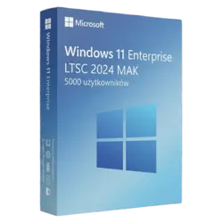 Windows 11 Enterprise LTSC 2024 MAK — 5000 użytkowników – klucz licencyjny z fakturą VAT 23%