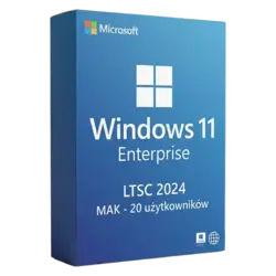 Windows 11 Enterprise LTSC 2024 MAK — 20 użytkowników – legalna licencja, gwarancja autentyczności