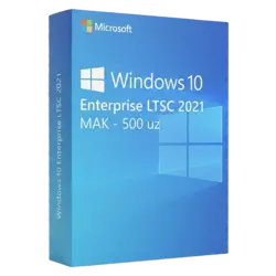 Windows 10 Enterprise LTSC 2021 MAK - 500 uz. – klucz licencyjny z fakturą VAT 23%