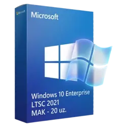 Windows 10 Enterprise LTSC 2021 MAK - 20 uz. – natychmiastowa dostawa email, wsparcie w jęz. polskim