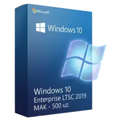 Windows 10 Enterprise LTSC 2019 MAK - 500 uz. – natychmiastowa dostawa email, wsparcie w jęz. polskim