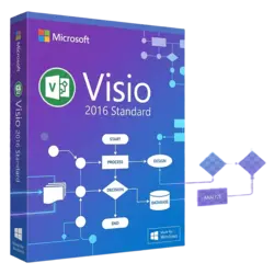 Microsoft Visio 2016 Standard – natychmiastowa dostawa email, wsparcie w jęz. polskim
