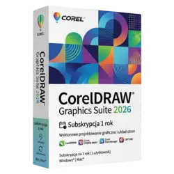 CorelDRAW Graphics Suite 2026 Subskrypcja 1 rok – klucz licencyjny z fakturą VAT 23%