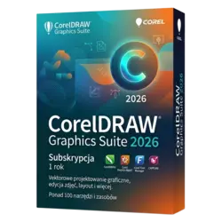 CorelDRAW Graphics Suite 2026 Subskrypcja 1 rok – legalna licencja, gwarancja autentyczności