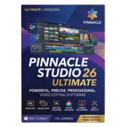 Pinnacle Studio 26 Ultimate – legalna licencja, gwarancja autentyczności