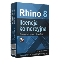 Rhino 8 — licencja komercyjna – legalna licencja, gwarancja autentyczności