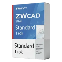 ZWCAD 2026 Standard — 1 rok – legalna licencja, gwarancja autentyczności