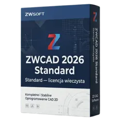 ZWCAD 2026 Standard — licencja wieczysta – legalna licencja, gwarancja autentyczności