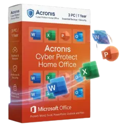 Acronis Cyber Protect Home Office 3 PC 1 rok – natychmiastowa dostawa email, wsparcie w jęz. polskim