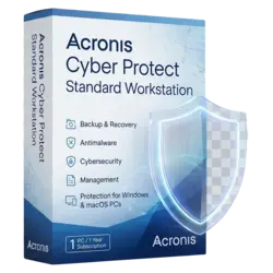 Acronis Cyber Protect Standard Workstation – natychmiastowa dostawa email, wsparcie w jęz. polskim