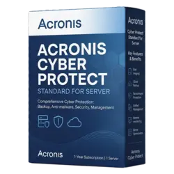 Acronis Cyber Protect Standard for Server – legalna licencja, gwarancja autentyczności