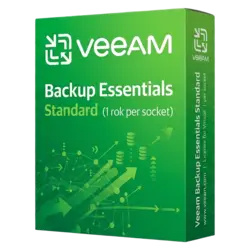 Veeam Backup Essentials Standard 1 rok per socket – klucz licencyjny z fakturą VAT 23%