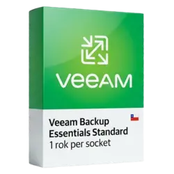 Veeam Backup Essentials Standard 1 rok per socket – legalna licencja, gwarancja autentyczności