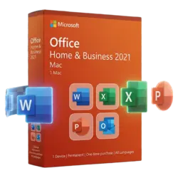 Microsoft Office 2021 Home &amp; Business Mac – natychmiastowa dostawa email, wsparcie w jęz. polskim