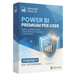 Power BI Premium Per User — 12 miesięcy (1 użytkownik) – natychmiastowa dostawa email, wsparcie w jęz. polskim