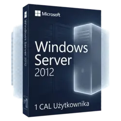 Microsoft Windows Server 2012 — 1 CAL Użytkownika – natychmiastowa dostawa email, wsparcie w jęz. polskim