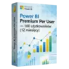 Power BI Premium Per User — 100 użytkowników (12 miesięcy) – legalna licencja, gwarancja autentyczności