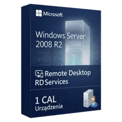 Microsoft Windows Server 2008 R2 RDS — 1 CAL Urządzenia – natychmiastowa dostawa email, wsparcie w jęz. polskim