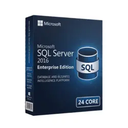 Microsoft SQL Server 2016 Enterprise 24 Core – klucz licencyjny z fakturą VAT 23%