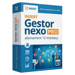 Insert Gestor nexo PRO — abonament 12 miesięcy – klucz licencyjny z fakturą VAT 23%