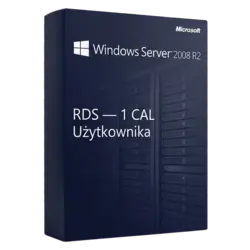 Microsoft Windows Server 2008 R2 RDS — 1 CAL Użytkownika – legalna licencja, gwarancja autentyczności
