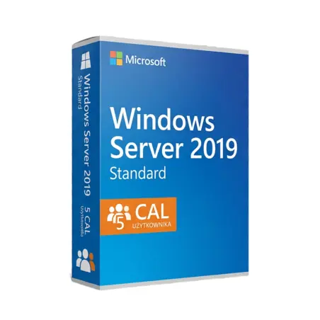 Microsoft Windows Server 2019 Standard 5 CAL Użytkownika