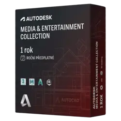 Autodesk Media & Entertainment Collection — 1 rok – klucz licencyjny z fakturą VAT 23%