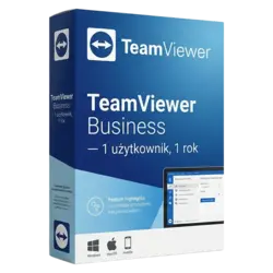 TeamViewer Business — 1 użytkownik, 1 rok – legalna licencja, gwarancja autentyczności