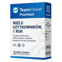 TeamViewer Premium — wielu użytkowników, 1 rok – legalna licencja, gwarancja autentyczności