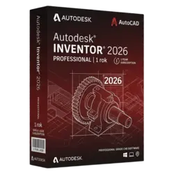 Autodesk Inventor 2026 — 1 rok – legalna licencja, gwarancja autentyczności