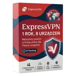 ExpressVPN — 1 rok, 8 urządzeń – legalna licencja, gwarancja autentyczności