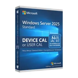 Microsoft Windows Server 2025 Standard 50 CAL Urządzenia – klucz licencyjny z fakturą VAT 23%