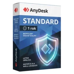 AnyDesk Standard — 1 rok – natychmiastowa dostawa email, wsparcie w jęz. polskim