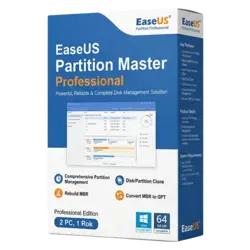 EaseUS Partition Master Professional — 2 PC, 1 rok – legalna licencja, gwarancja autentyczności