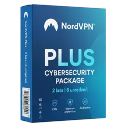 NordVPN Plus — 2 lata, 6 urządzeń – klucz licencyjny z fakturą VAT 23%